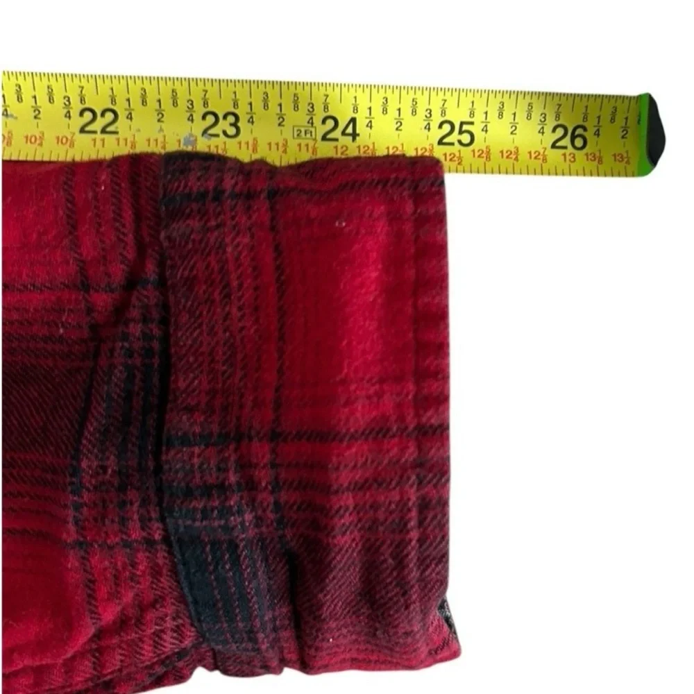 Field & Stream Red Black Plaid Flannel Shirt Men’s XXL Button Up Outdoor - Picture 4 of 9